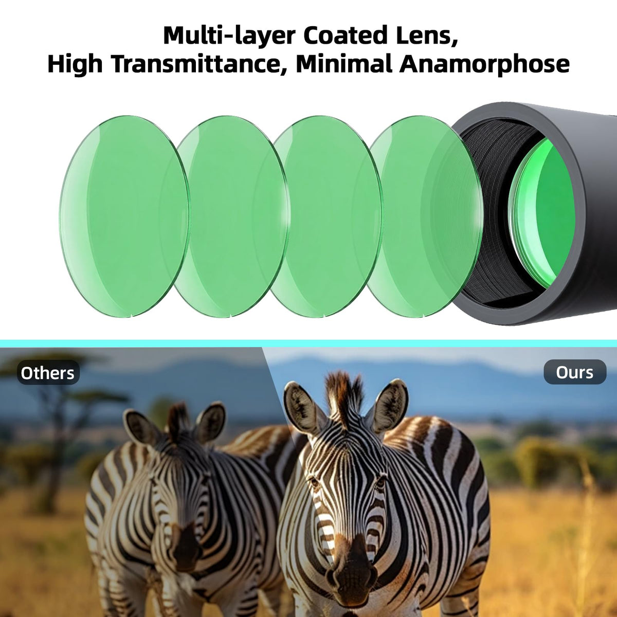 HIOPIACO binoculars ideal for birdwatching and stargazing in varied conditions