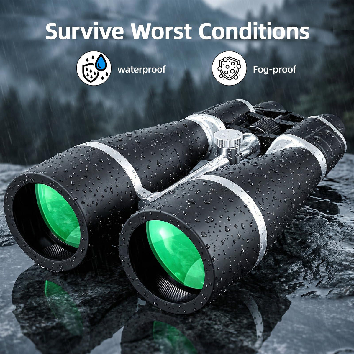 HIOPIACO waterproof design protects optics from moisture and dust