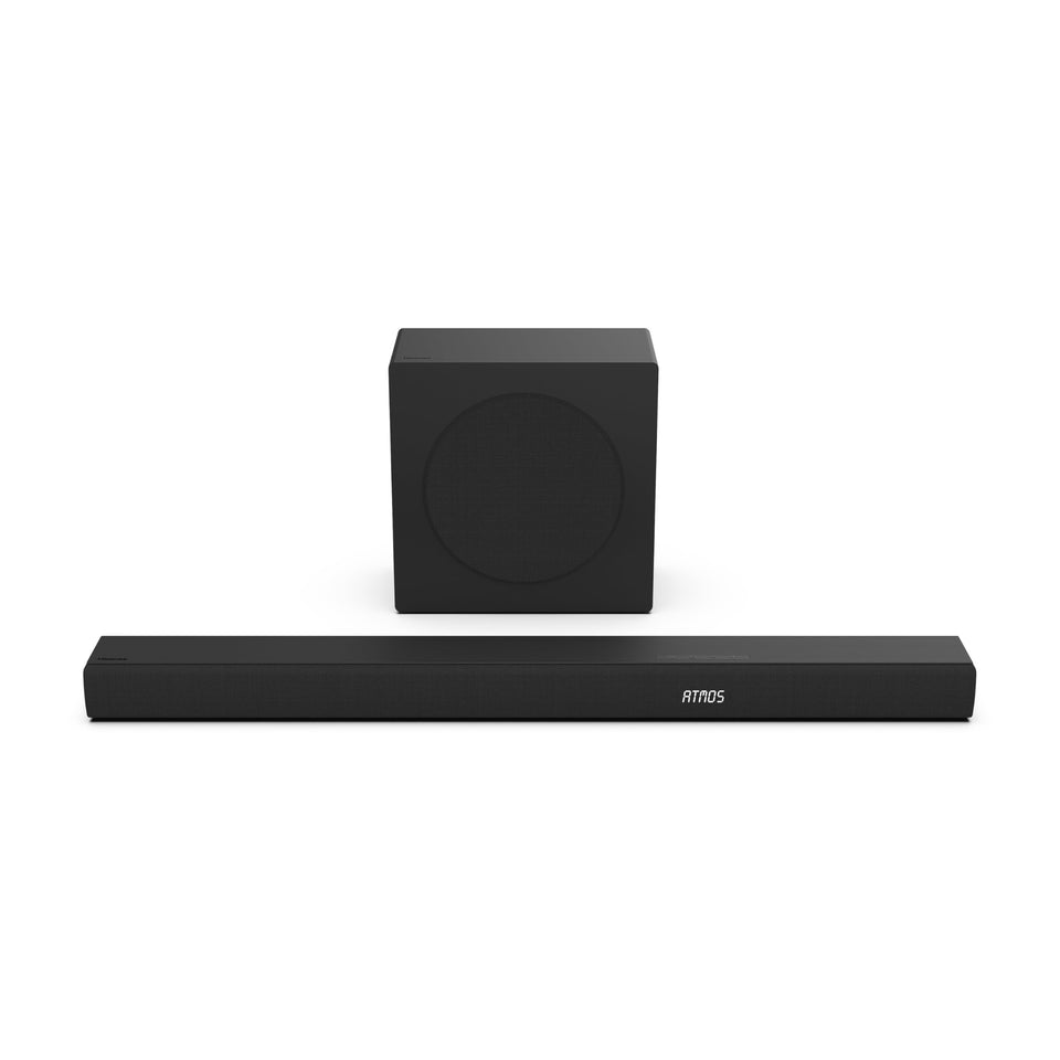 Hisense AX3100Q soundbar front view delivering immersive audio.