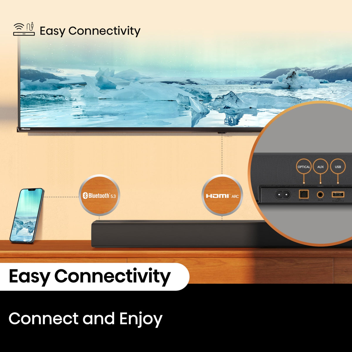 HS5100 Roku TV Ready EzPlay for seamless integration.