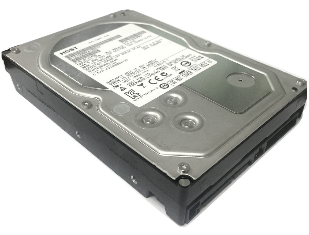 Hitachi Ultrastar 7K3000 3TB drive, top view, enterprise-grade build highlighted
