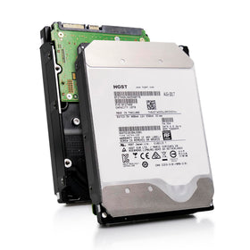 Hitachi Ultrastar DC HC510 10TB top view for data center use.