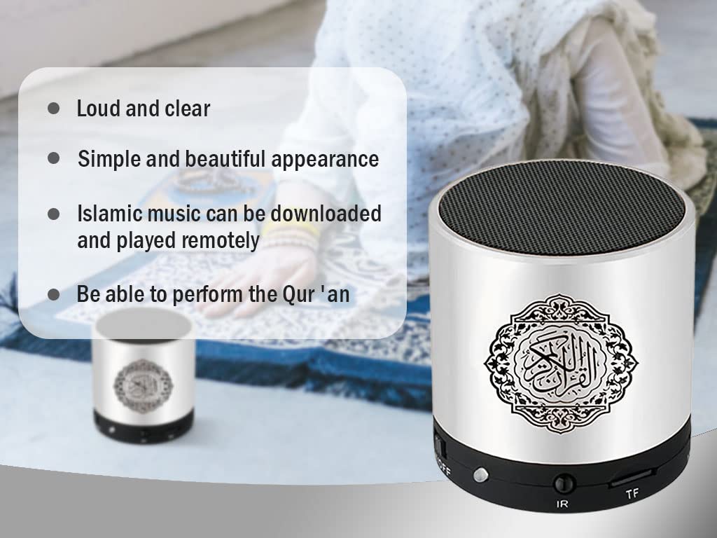 Quran player with FM radio for flexible listening.