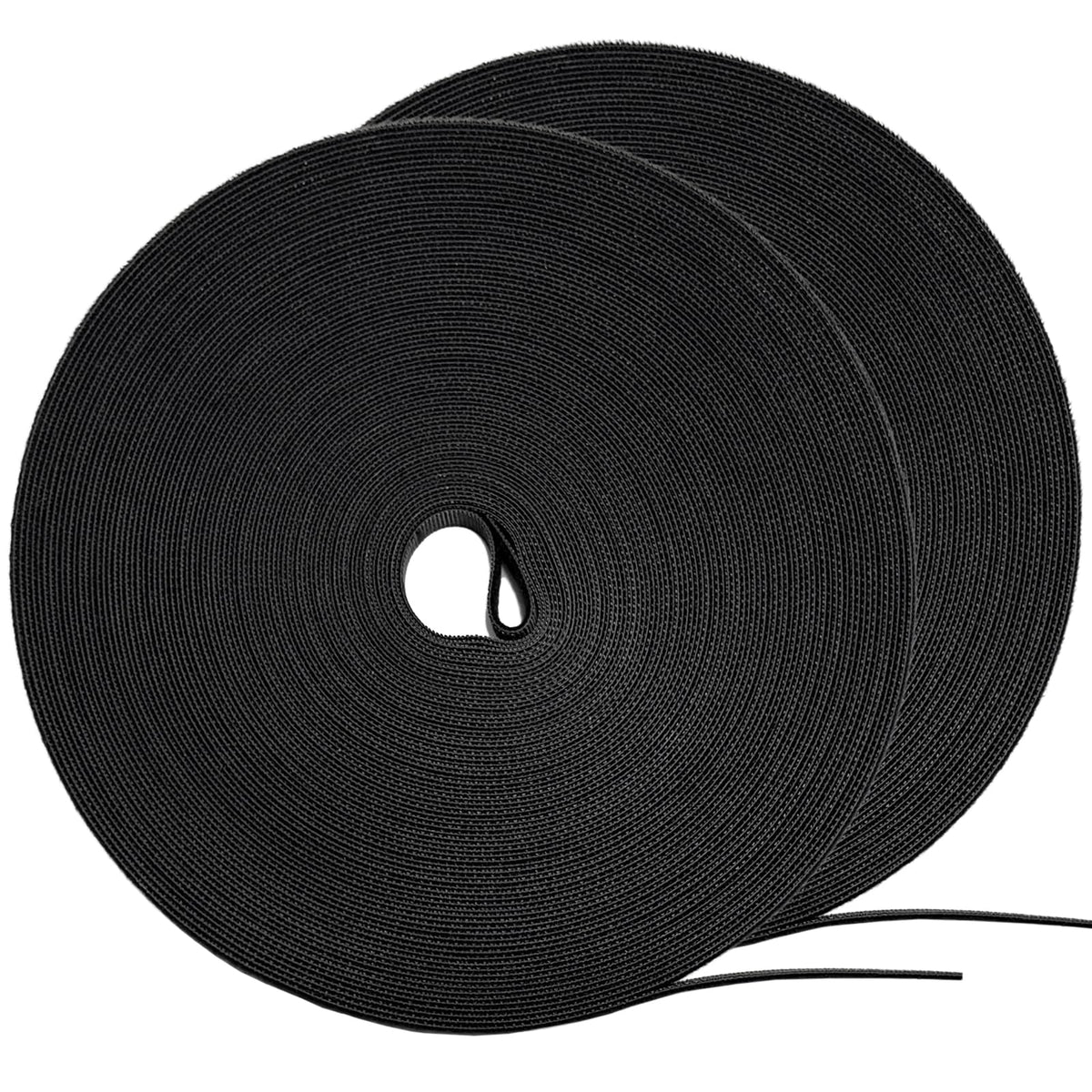 Hitotsu cable ties pack overview showing dual-sided hook-and-loop fastening for reuse