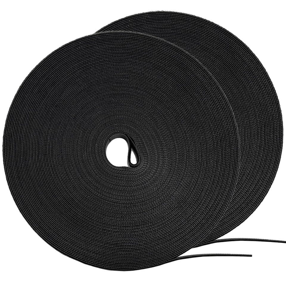 Hitotsu cable ties pack overview showing dual-sided hook-and-loop fastening for reuse