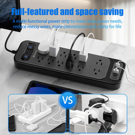 HITRENDS 6 ft extension cord offers reach for flexible placement