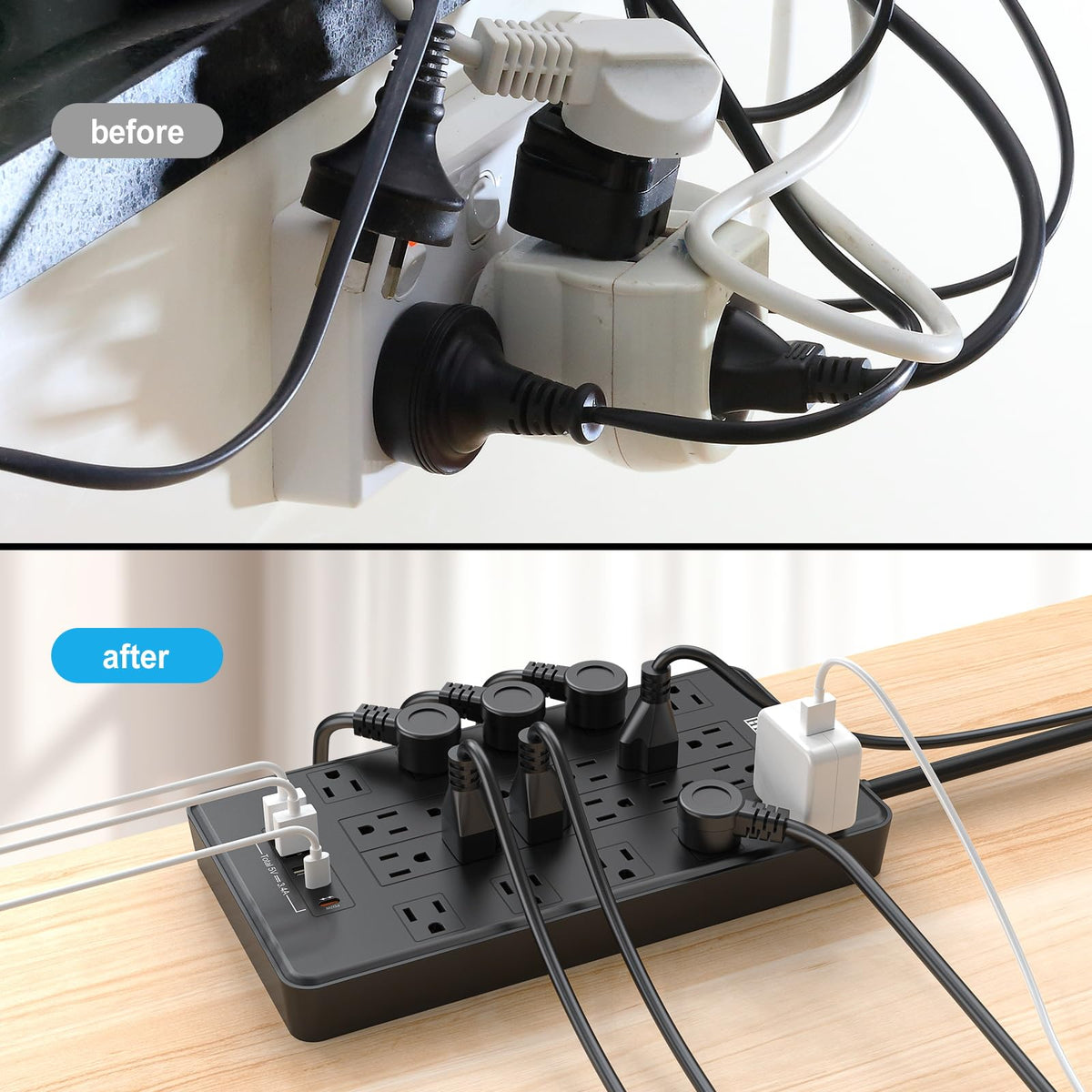 HITRENDS USB-A ports enable simultaneous charging for gadgets
