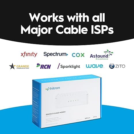 Hitron CODA with two gigabit Ethernet ports powering fast wired devices