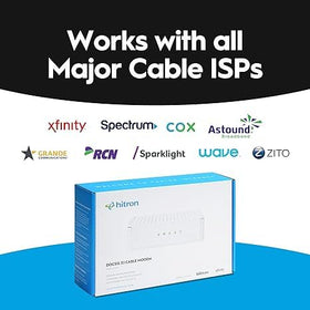 Hitron CODA with two gigabit Ethernet ports powering fast wired devices
