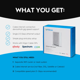 Hitron CODA56 compatibility checklist guides plan and provider considerations.