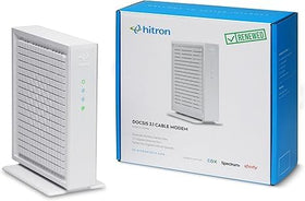 Hitron CODA56 front view, sleek design for modern high-speed home networks
