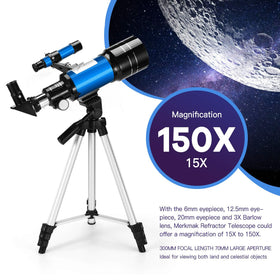 HITUTTXL adjustable stainless-steel tripod extended demonstrating stable height benefit