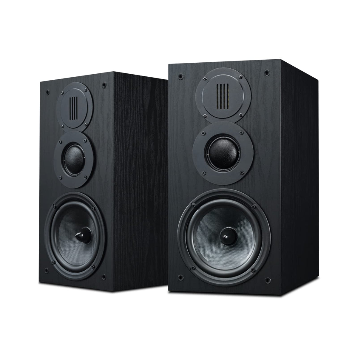 HiVi-Swans assembled DIY 3-Way speaker pair ready for setup
