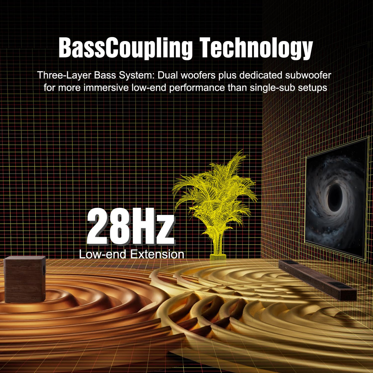 HiWill-Audio Dolby Atmos soundfield conveying elevated height effects.