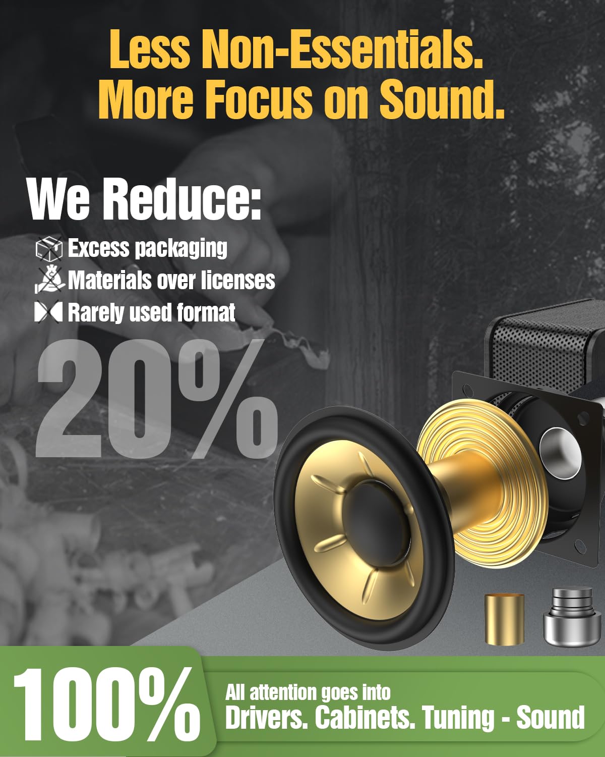 Hiwill-Audio N512 discrete spatial expansion tech for immersive feel