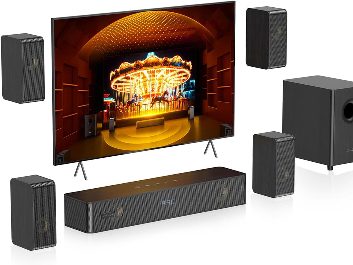 Hiwill-Audio HiPulse N512 front soundbar showing clean dialogue clarity