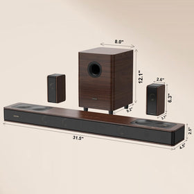 HiWill-Audio HT system packaging hints at all-in-one setup.