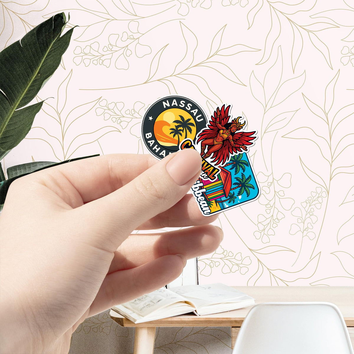 HIZILY Caribbean stickers gift set suitable for teens and adults.
