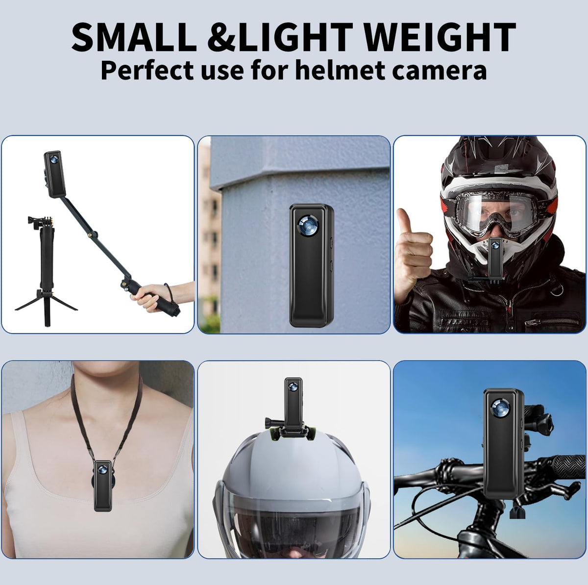 HJBDGS camera with 128GB card and USB cable included for ready storage and charging