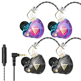 HJX AK6 PRO wired IEM front view highlighting deep bass performance