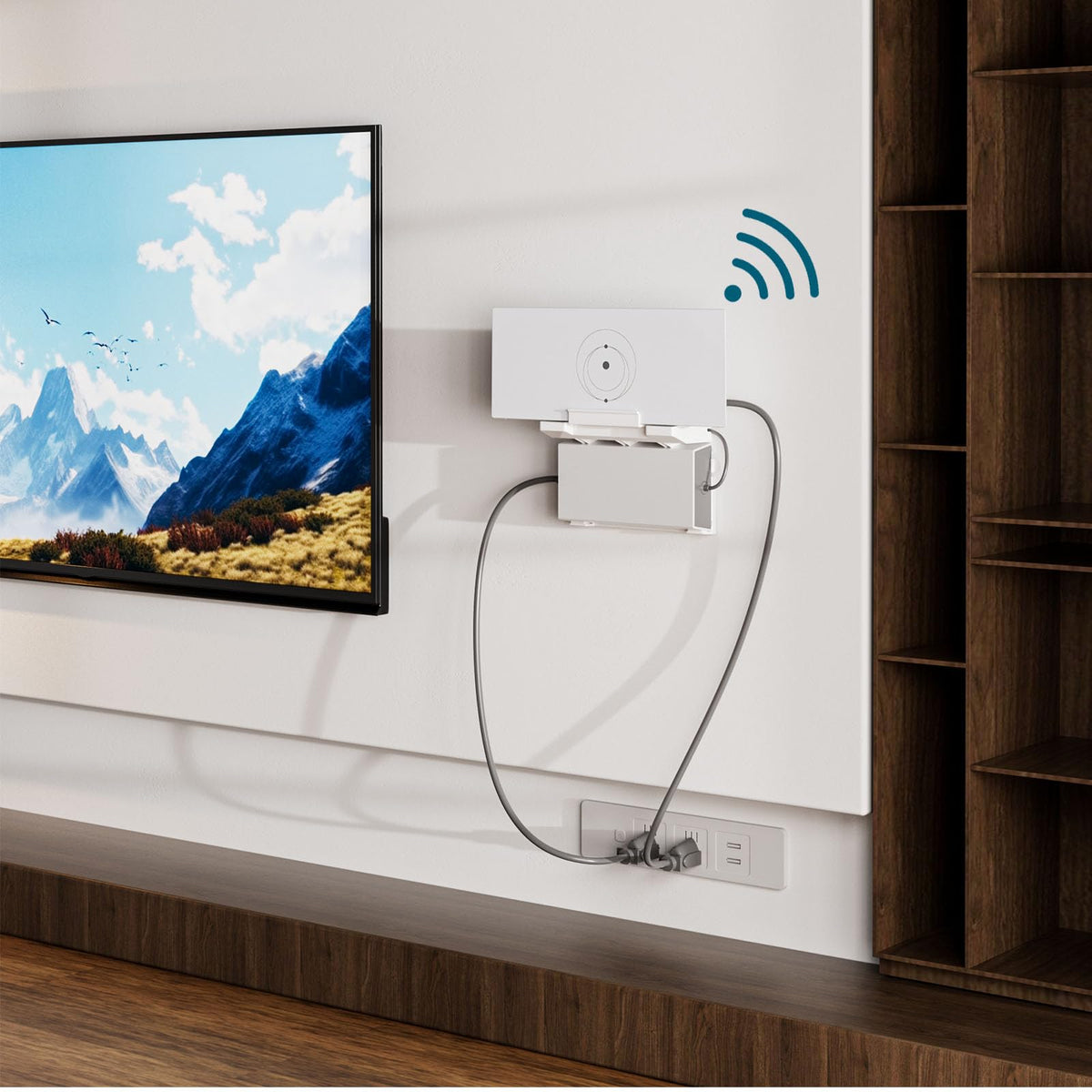 HKMJMYG Starlink Gen3 wall mount crafted from durable ABS material.