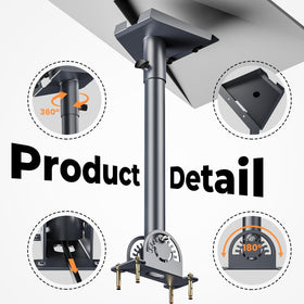 HKMJMYG wall mount setup showing versatile placement and stable support