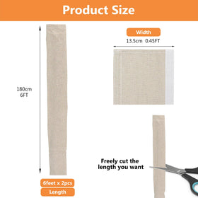 Velcro cable sleeve from Hkoaodeo makes wiring easy to install and remove