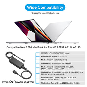 HKY side profile showing USB-C port and power connector for convenience