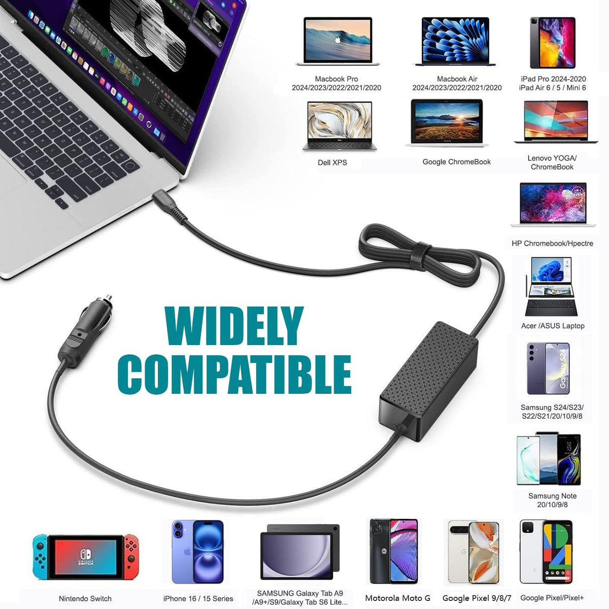 HKY integrated cable detail with long reach for flexible vehicle placement