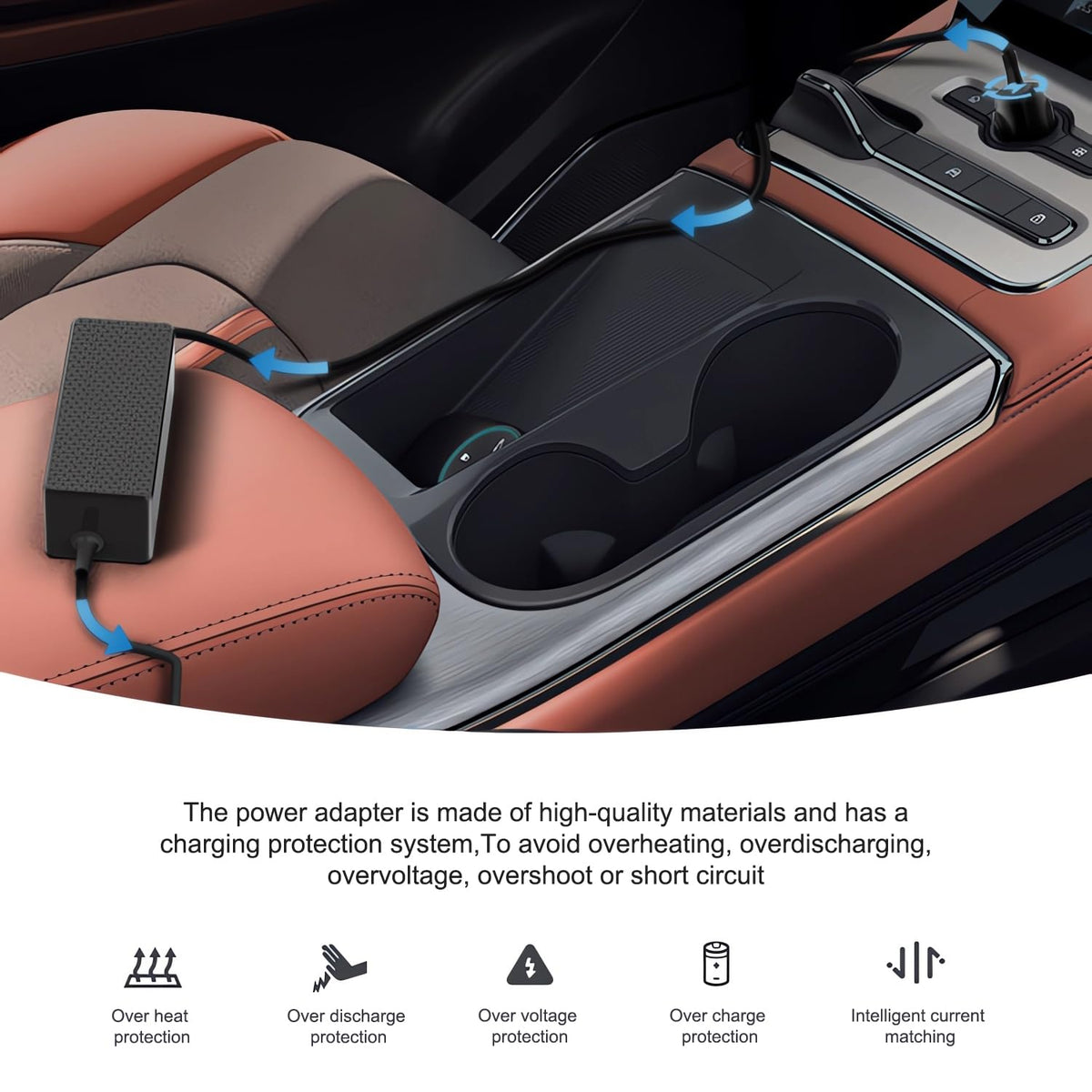 HKY PD65W auto-detect technology for efficient power delivery to connected devices