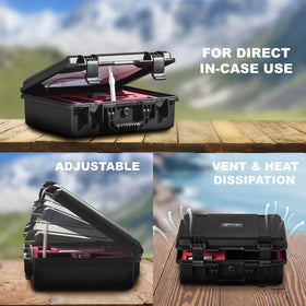 HLHGR Starlink Mini Case IP67 protection shields gear from water and dust.