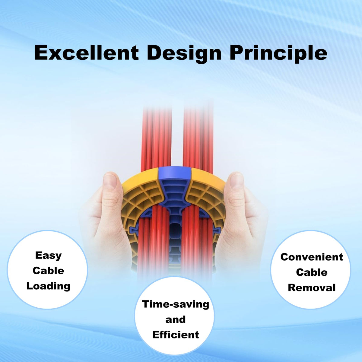 HLIWQYA used to create neat organized ethernet bundle for tidy racks