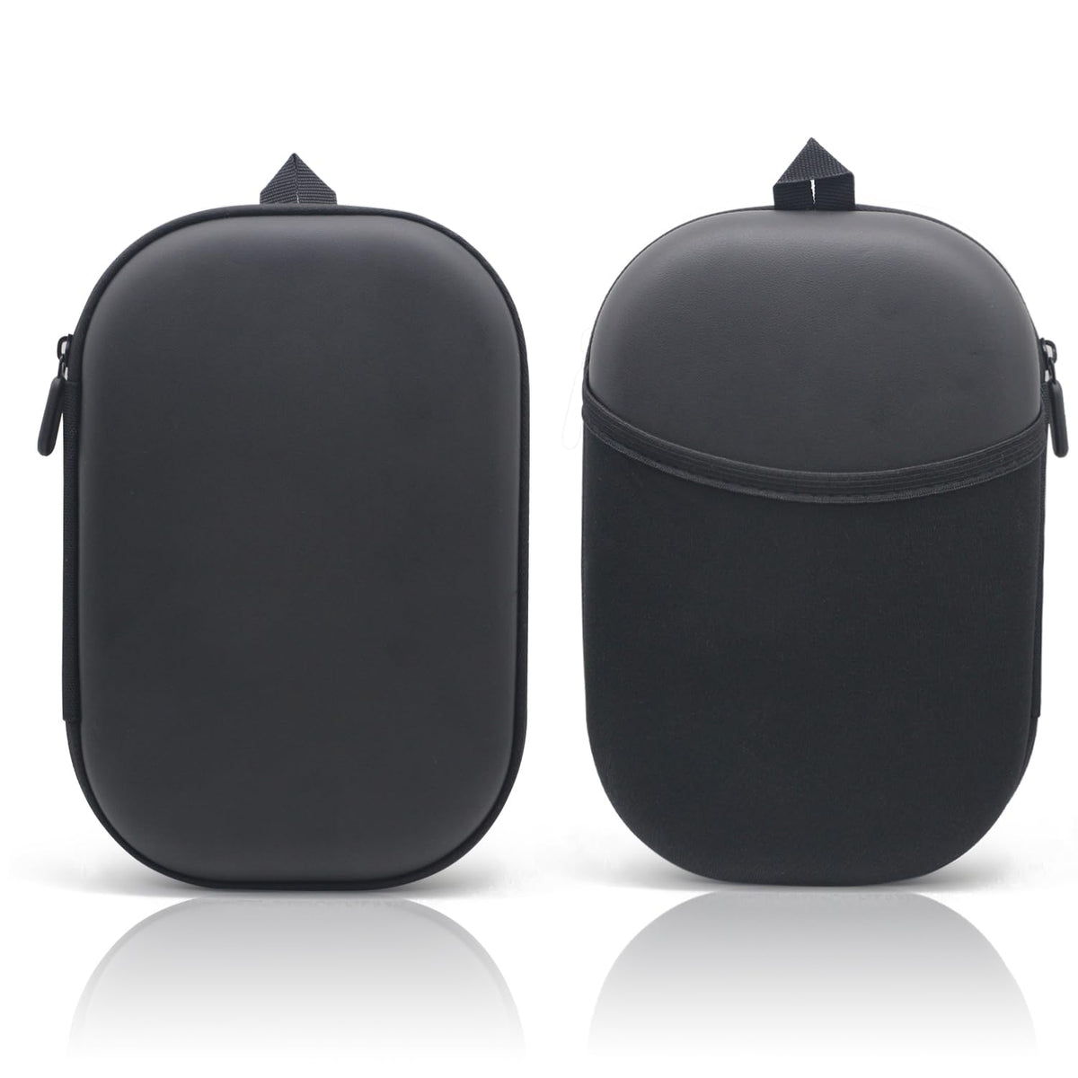 Hmoke Bose QC hard case shows mesh pockets for organized cables and accessories