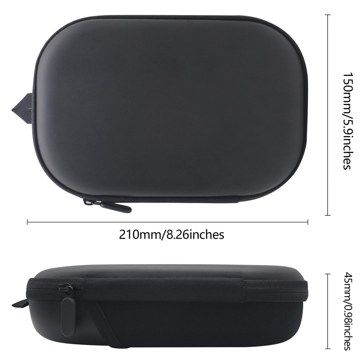Hmoke Bose QC hard case with ultra-soft suede lining cushions delicate components during daily use