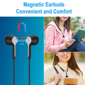 Hmusic neckband USB-C fast charging for quick top-ups