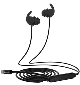 Hmusic Sleep Earbuds, flat snail shape close view, ideal for side sleepers.