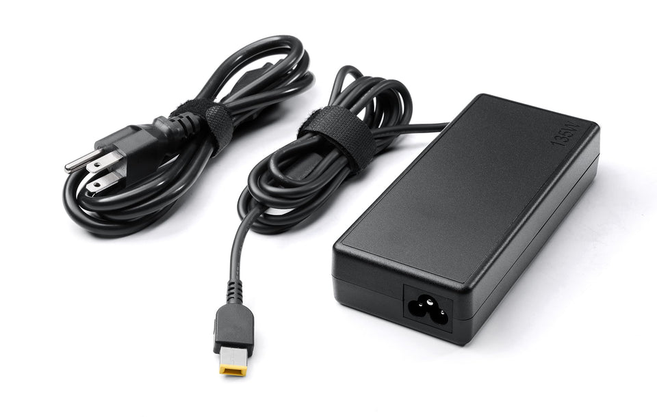 HNHTKJ 135W adapter with slim tip connects ThinkPad X1 Carbon for reliable charging