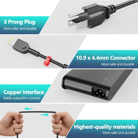 HNHTKJ adapter cables laid out to show full 10 foot combined length for flexible placement