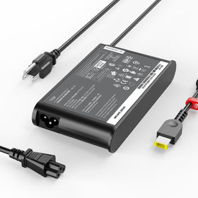 HNHTKJ 170W adapter front view showing compact brick and label for reliable charging