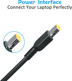 HNHTKJ close-up of slim-tip connector showing secure fit for Lenovo laptops