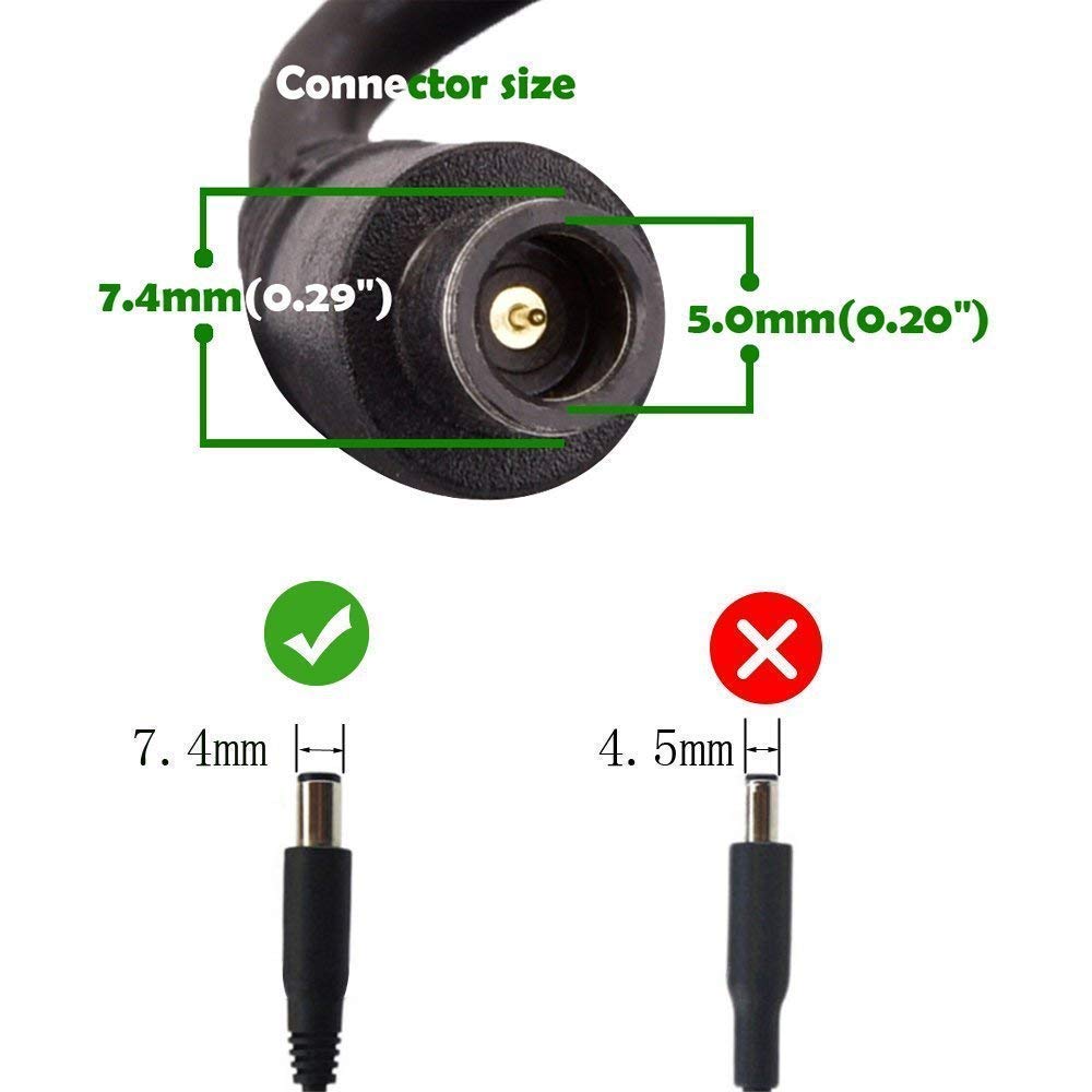 HNHTKJ 65W charger for Dell Latitude E5440 cable, keeps you powered on the go