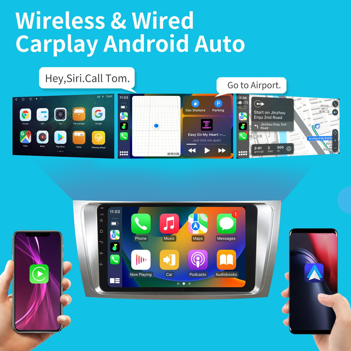HNOPYHNT Android 14 OS head unit with snappy performance