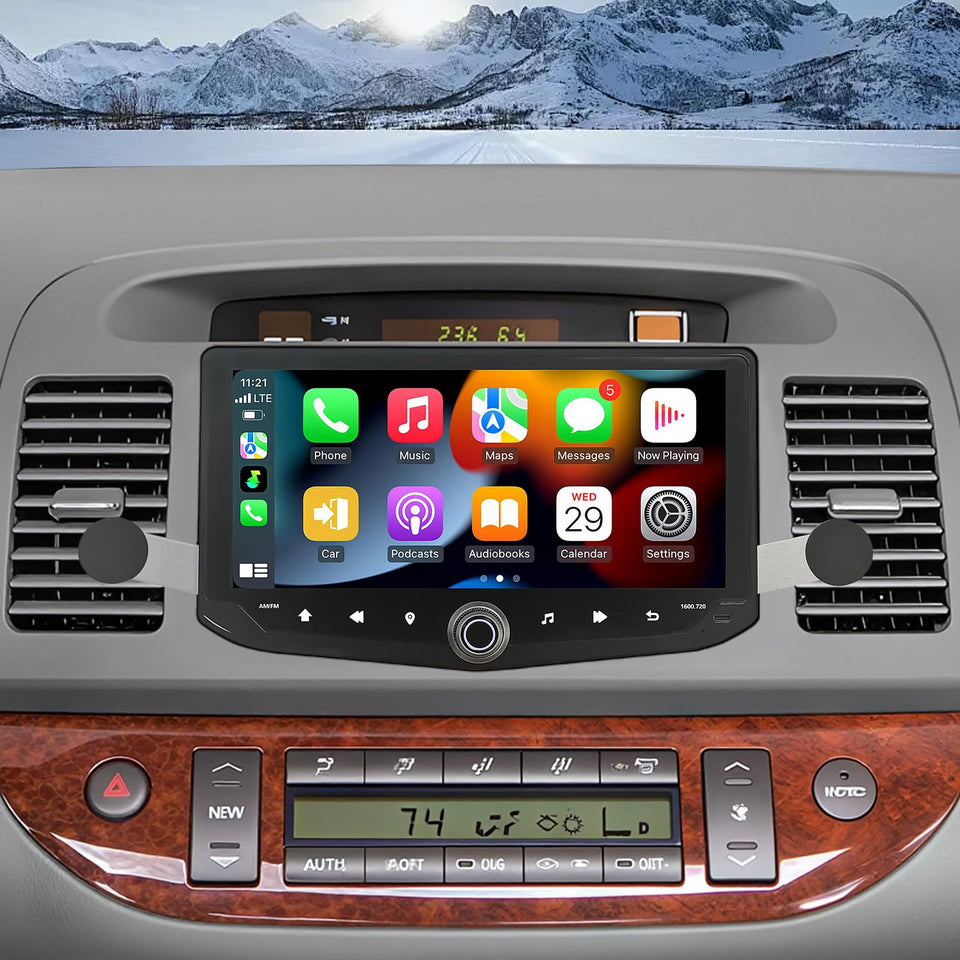 HNOPYHNT Camry radio 2000-2006 with plug-and-play upgrade for easy install.