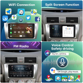 HNOPYHNT IPS touchscreen with AHD rear-view input for easier reversing