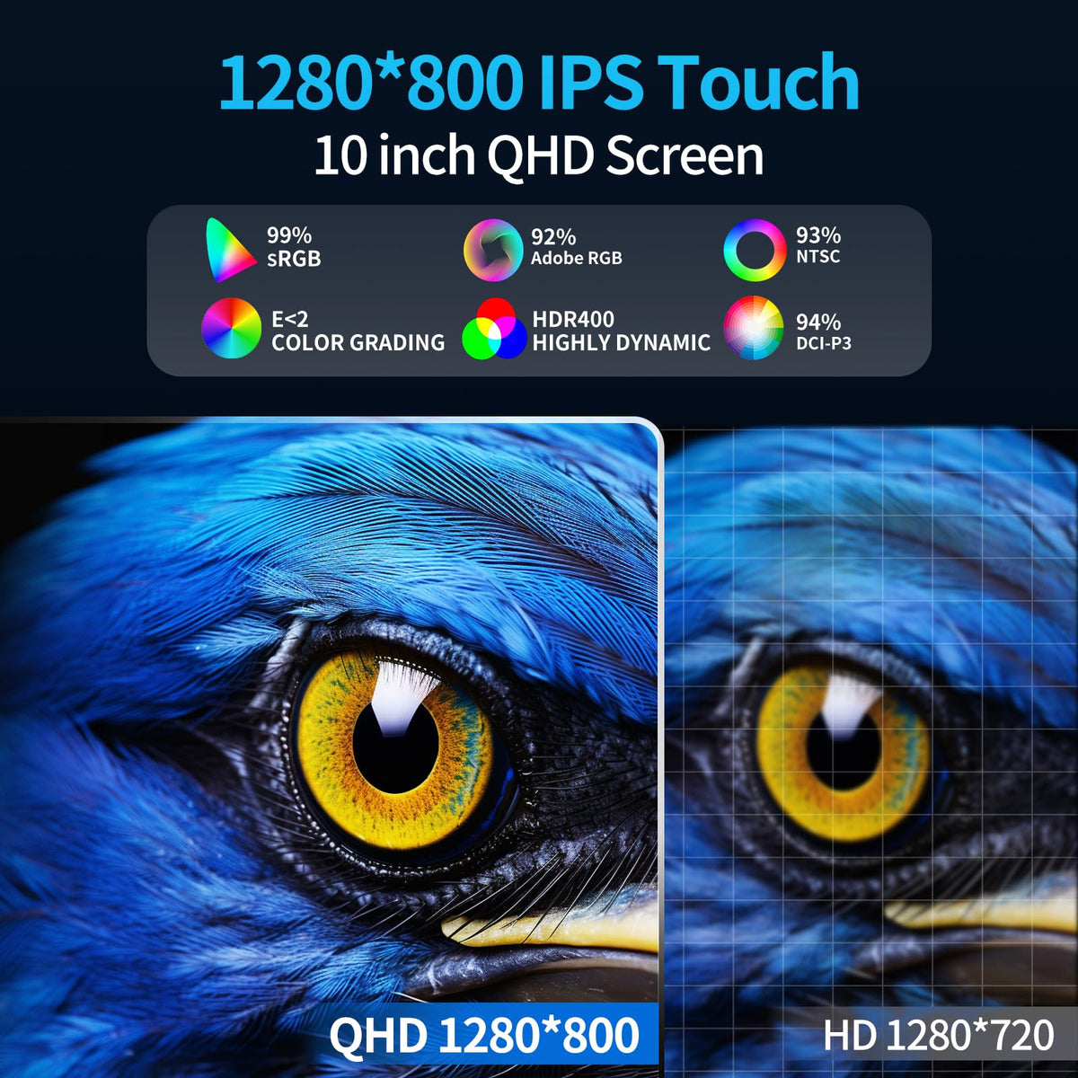 HNOPYHNT Android 13 OS with 4-core CPU delivers smooth app access.