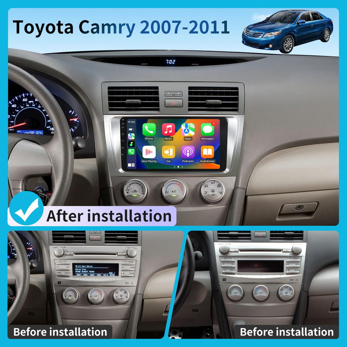 HNOPYHNT wireless CarPlay Android Auto module for seamless smartphone integration