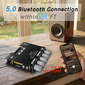 HOCHANAN ZK-MT21 installed in wooden enclosure demonstrating DIY integration