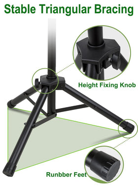 Hocoder tripod folded compact for easy carrying and space-saving transport benefit