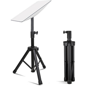 Hocoder tripod front view showing stable base and mounting plug benefit stable placement