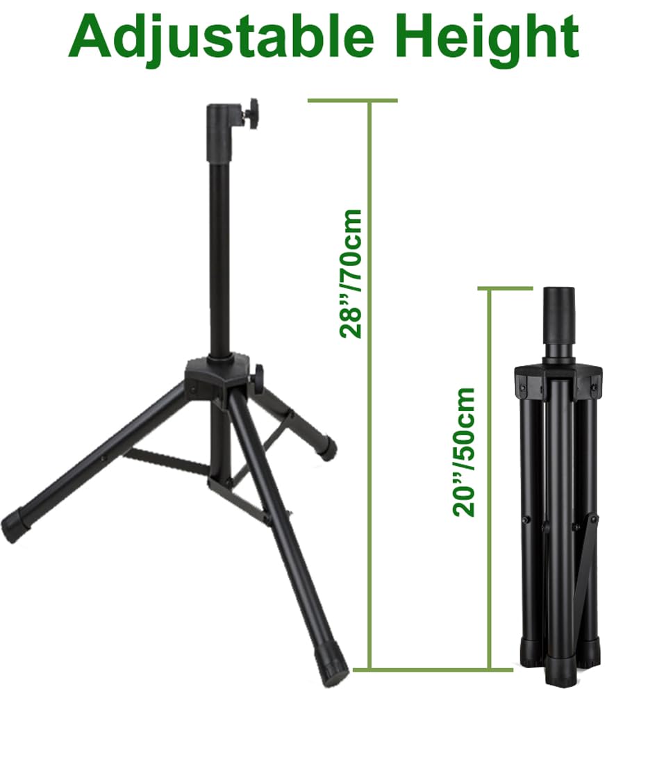 Hocoder tripod height adjustment detail showing telescoping rod for optimal line of sight benefit